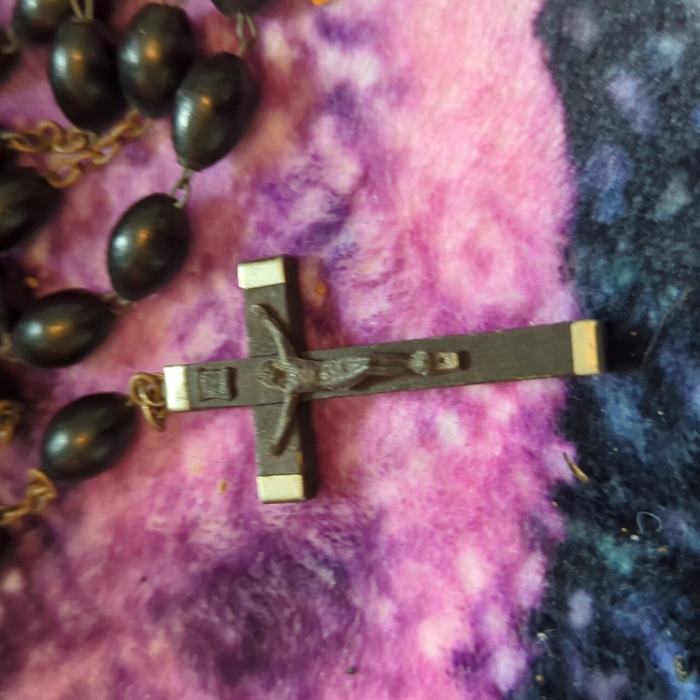 Italy wooden Rosary Beads